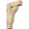 Ekena Millwork Olympic Block Rough Sawn Bracket, Douglas Fir, 6"W x 24"D x 36"H BKT06X24X36OLY05RDF - alternate 1